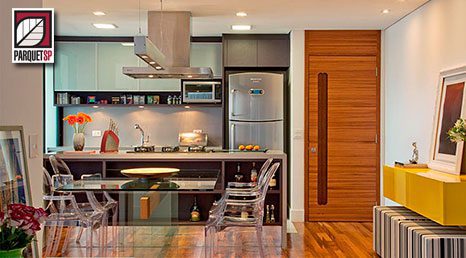 Combinando piso e porta - ParquetSP