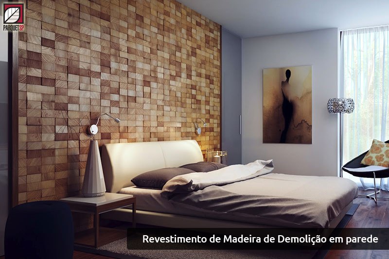 Revestimento de Madeira em parede | ParquetSP