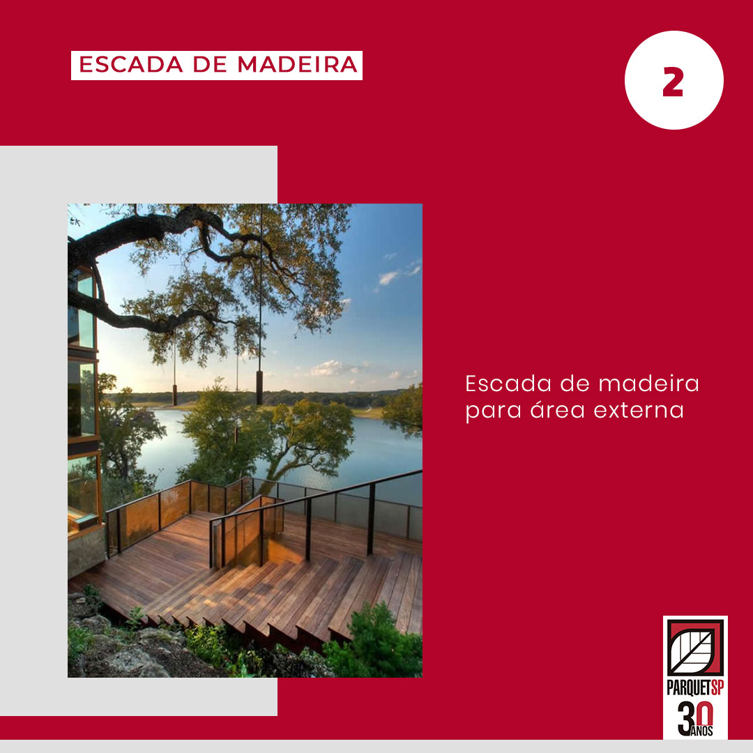 Escada de madeira 5 modelos incriveis para a sua casa parquetsp 3